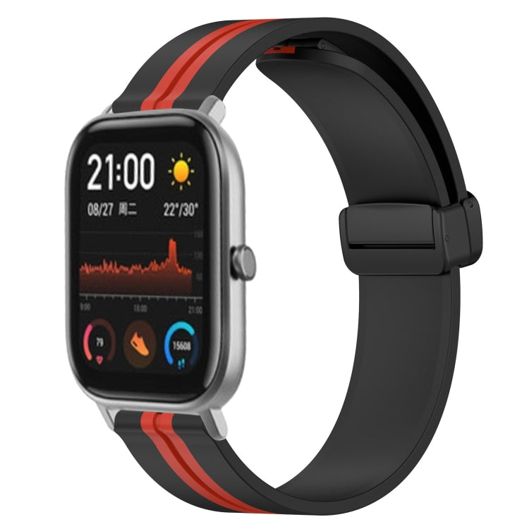 20mm Folding Magnetic Clasp Silicone Watch Band