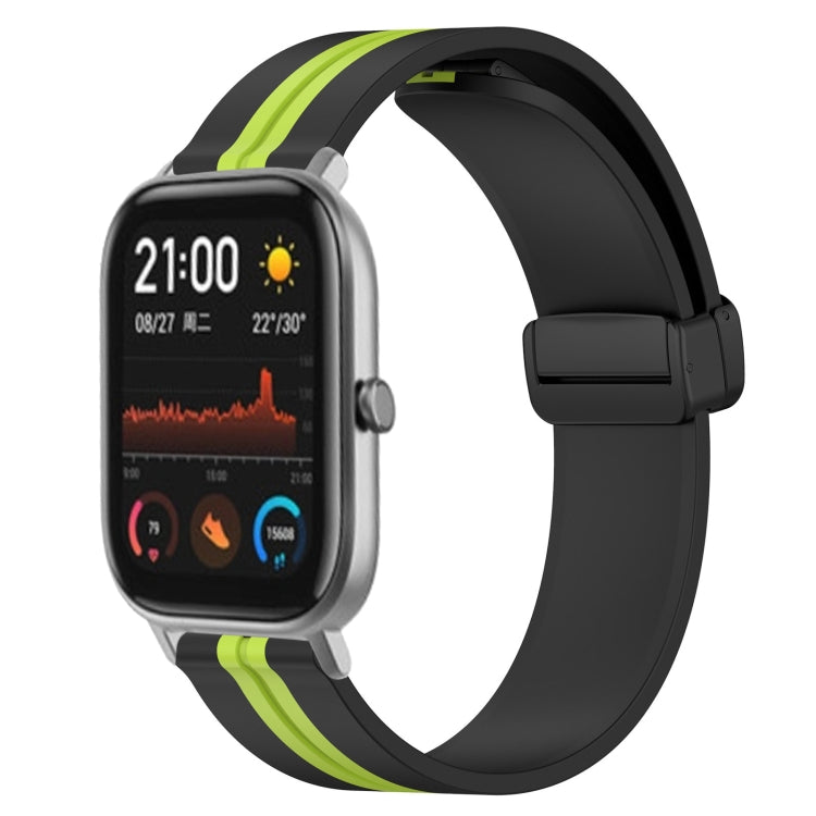 20mm Folding Magnetic Clasp Silicone Watch Band