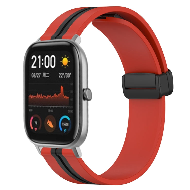 20mm Folding Magnetic Clasp Silicone Watch Band