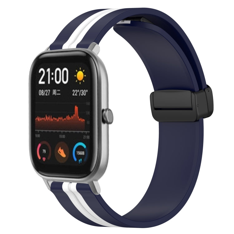 20mm Folding Magnetic Clasp Silicone Watch Band