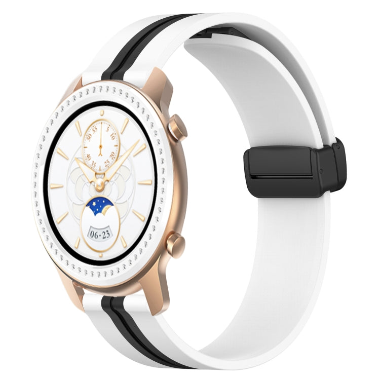 20mm Folding Magnetic Clasp Silicone Watch Band