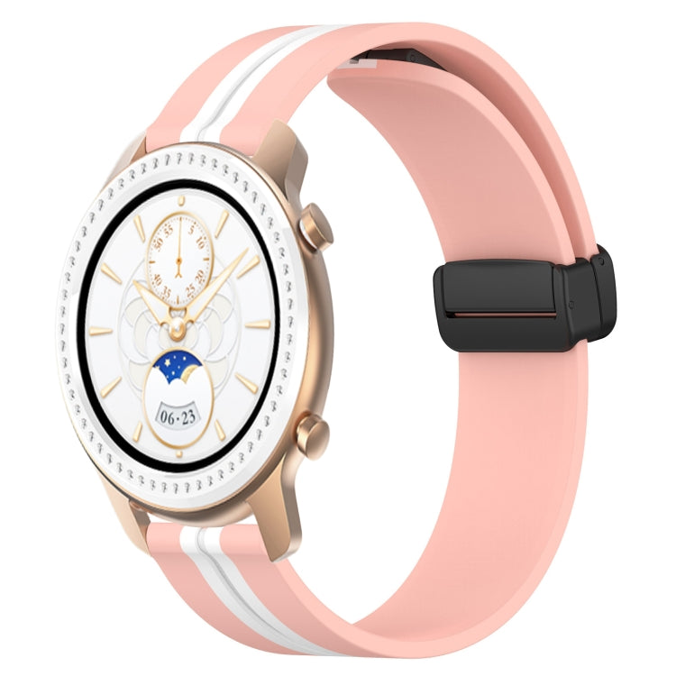 20mm Folding Magnetic Clasp Silicone Watch Band
