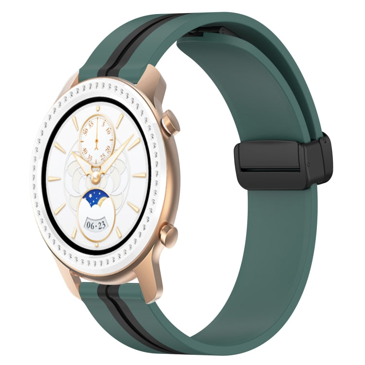 20mm Folding Magnetic Clasp Silicone Watch Band
