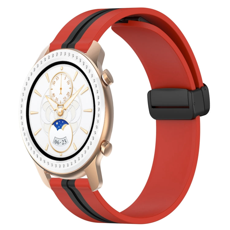 20mm Folding Magnetic Clasp Silicone Watch Band
