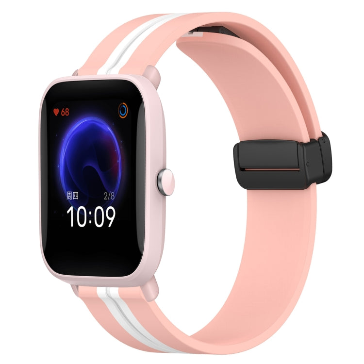 20mm Folding Magnetic Clasp Silicone Watch Band