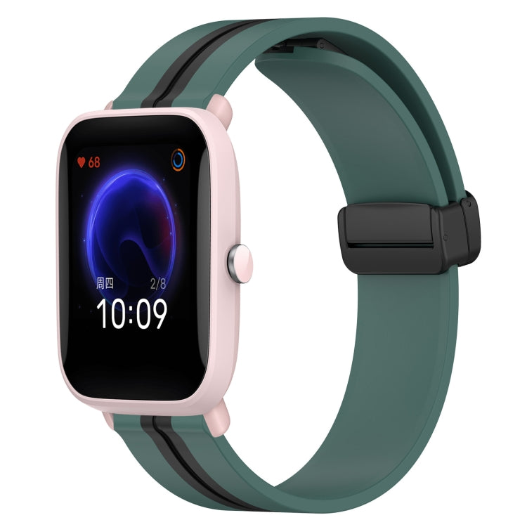 20mm Folding Magnetic Clasp Silicone Watch Band
