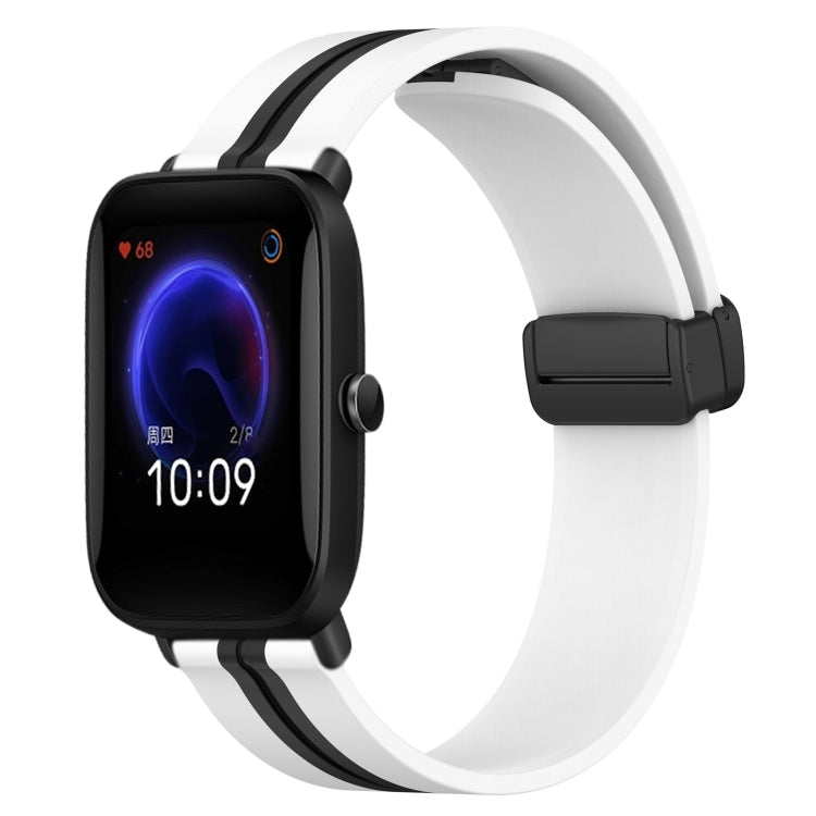 20mm Folding Magnetic Clasp Silicone Watch Band