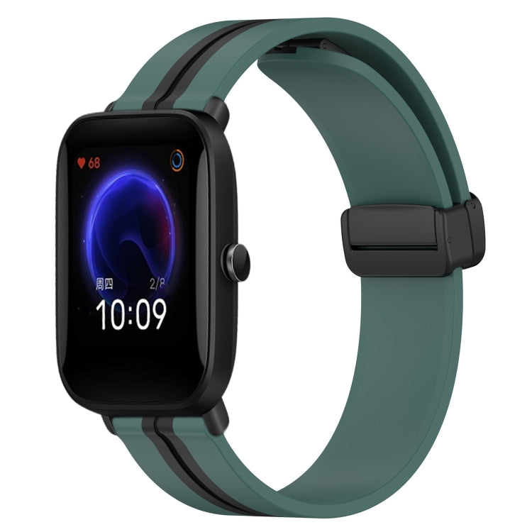 20mm Folding Magnetic Clasp Silicone Watch Band