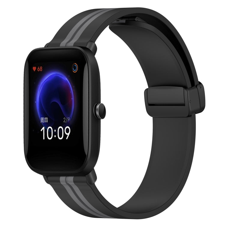 20mm Folding Magnetic Clasp Silicone Watch Band