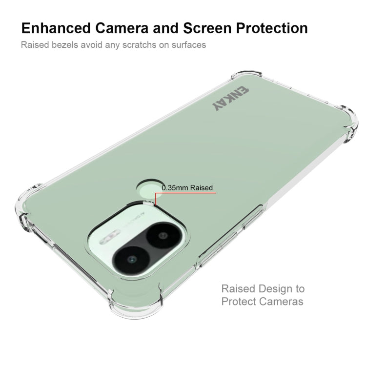 For Xiaomi Redmi A1+ ENKAY Transparent TPU Shockproof Phone Case