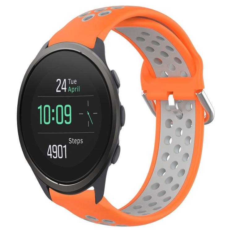 22mm Perforated Breathable Sports Silicone Watch Band