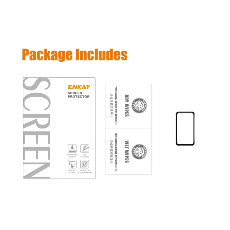 1pcs For Huawei Band 8 / 9 ENKAY Hat-Prince 3D Full Coverage Soft PC Edge + PMMA HD Screen Protector Film