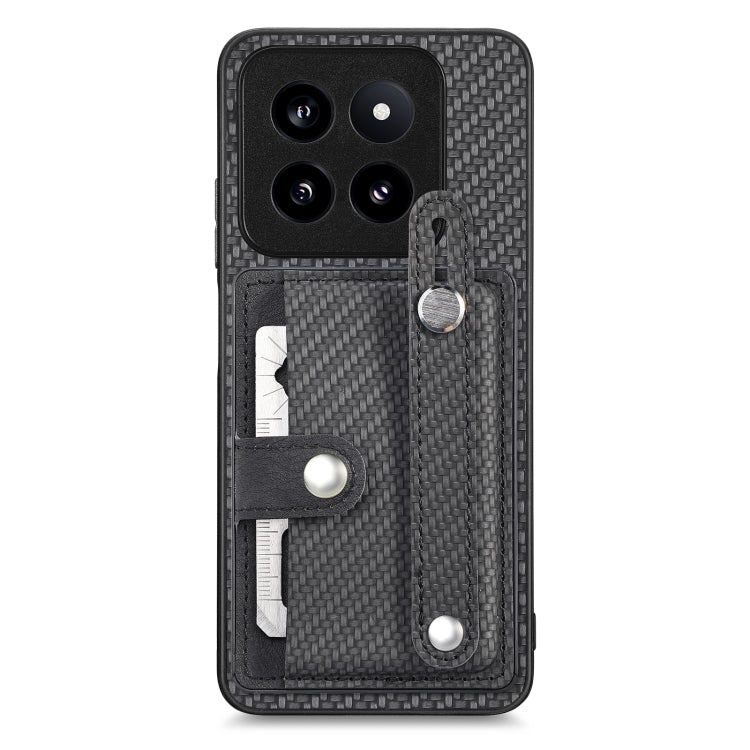 Wristband Kickstand Card Wallet Back Phone Case with Tool Knife