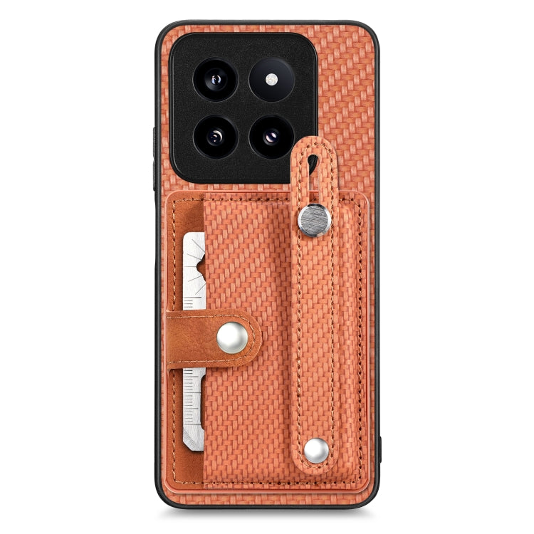 Wristband Kickstand Card Wallet Back Phone Case with Tool Knife