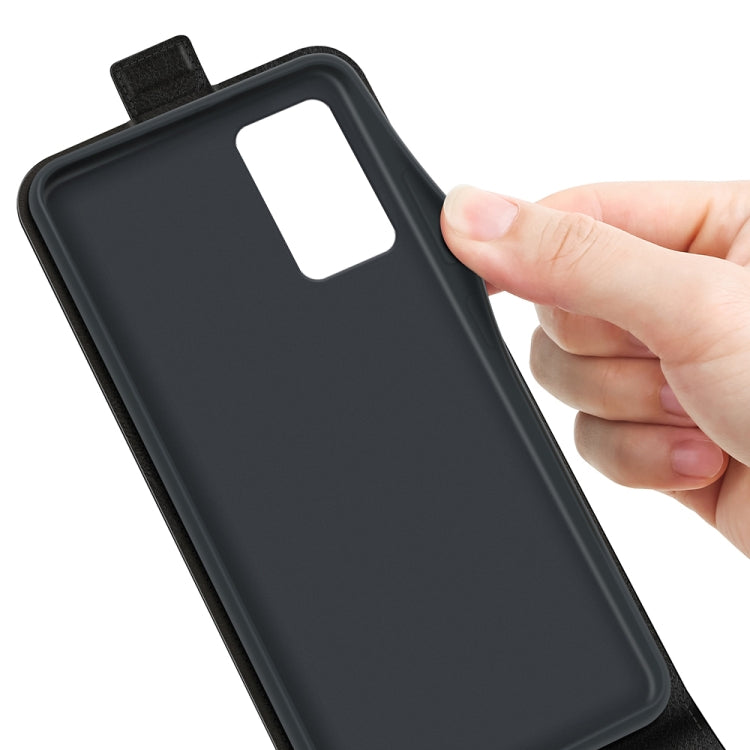 R64 Texture Single Vertical Flip Leather Phone Case