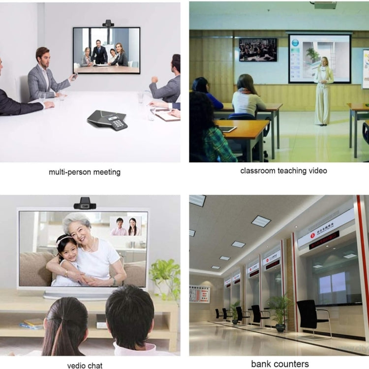 HXSJ A870 Webcam HD 480P PC Camera with Absorption Microphone MIC for Skype for Android TV Rotatable Computer Camera USB Web Cam