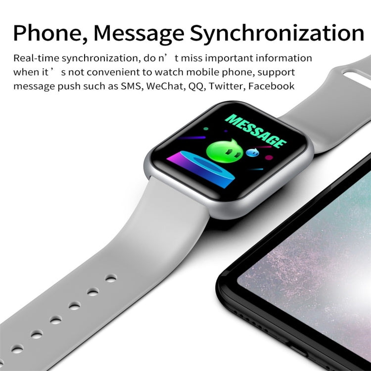 D20 1.3inch IPS Color Screen Smart Watch IP67 Waterproof,Support Call Reminder /Heart Rate Monitoring/Blood Pressure Monitoring/Sedentary Reminder