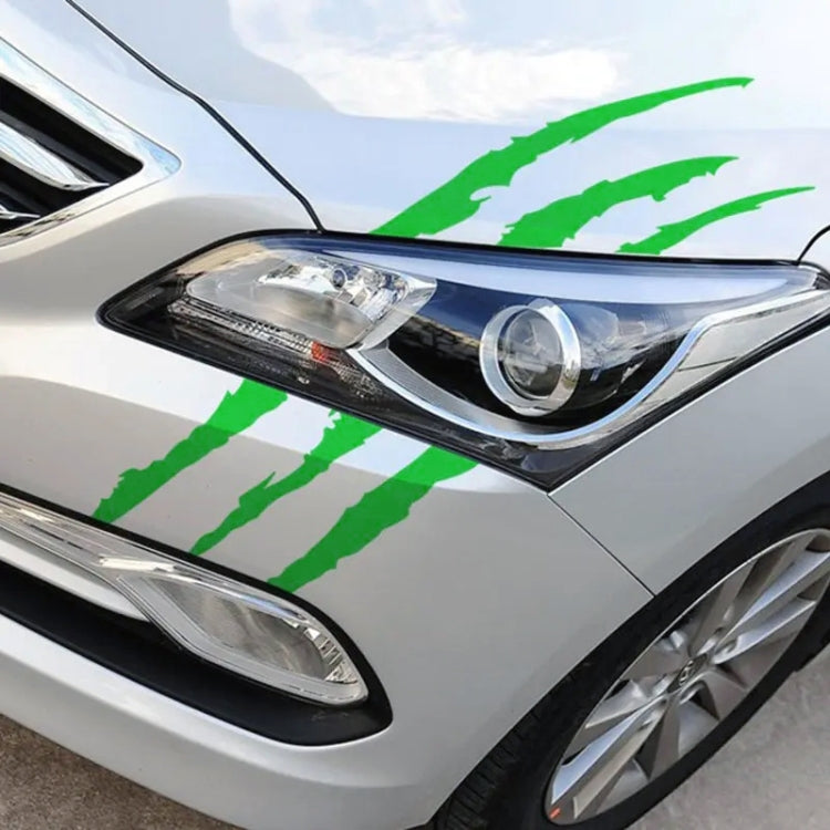 Reflective Car Sticker Monster Scratch Stripe Claw Marks Car Auto Headlight Decoration Vinyl Decal Car Stickers, Size:40X12cm