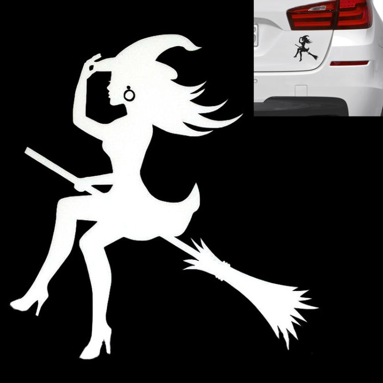 Sexy Witch Fashion Car Sticker Vinyl Decals Decor, Size: 15x14cm