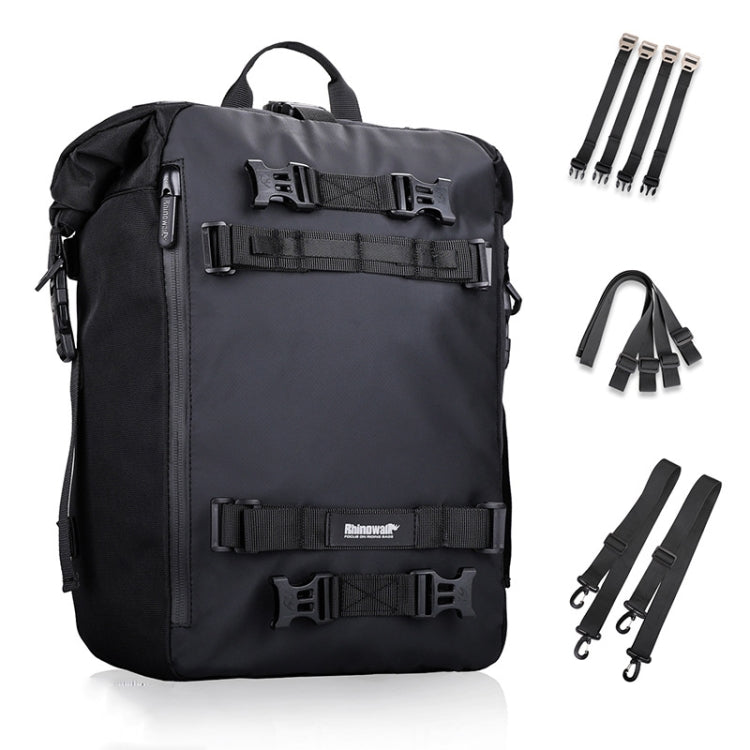 Rhinowalk Multi-Function Motorcycle Rear Seat Bag Combination Rear Shelf Pannier