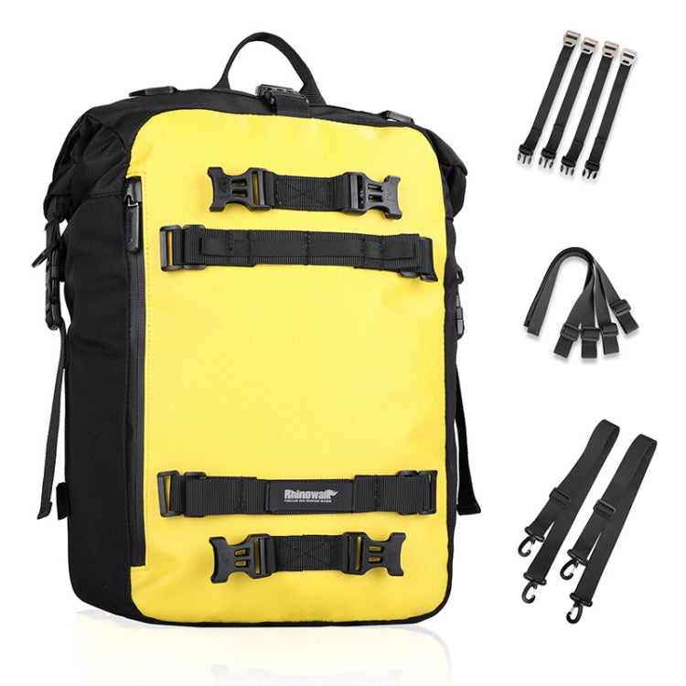 Rhinowalk Multi-Function Motorcycle Rear Seat Bag Combination Rear Shelf Pannier