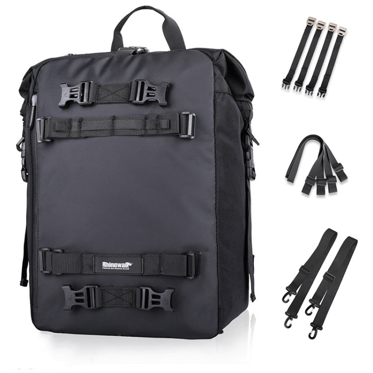 Rhinowalk Multi-Function Motorcycle Rear Seat Bag Combination Rear Shelf Pannier