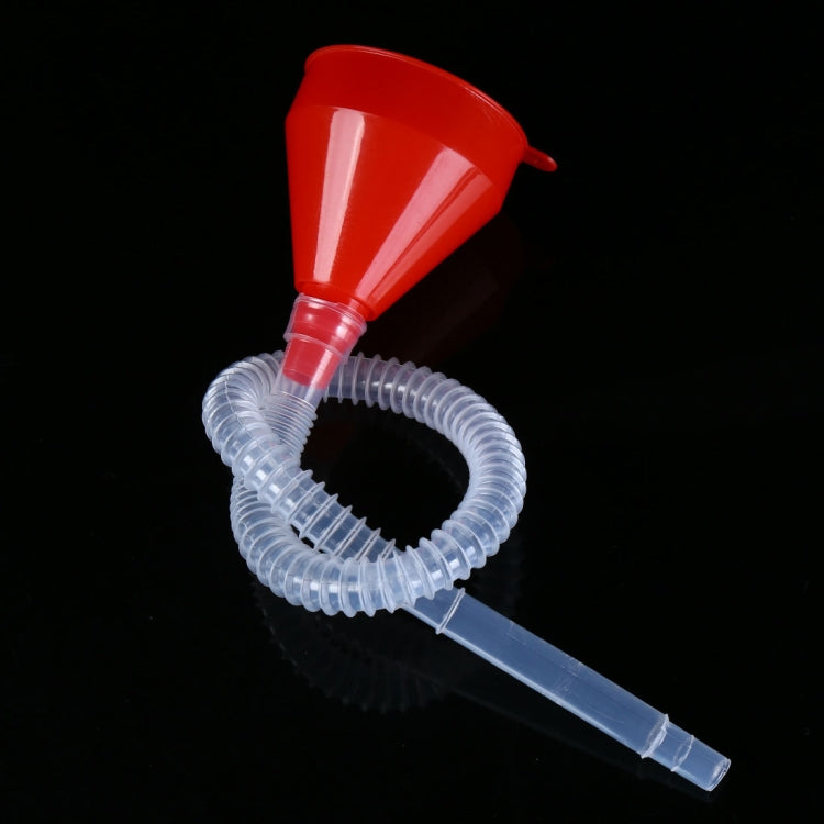 Pour Oil Tool Car Motorcycle Truck Vehicle Plastic Filling Funnel with Soft Pipe