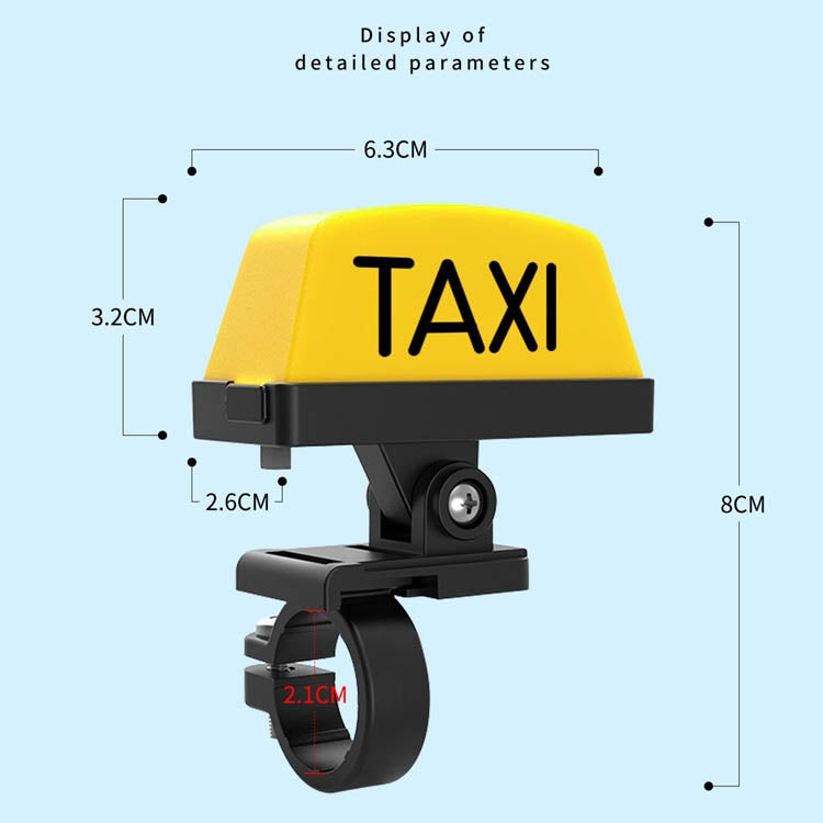 Motorcycle Modified Personality Taxi Motor Light Electric Car Helmet Decorative Warning Light