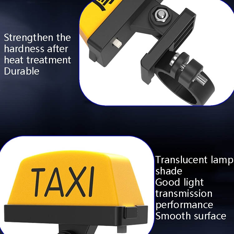 Motorcycle Modified Personality Taxi Motor Light Electric Car Helmet Decorative Warning Light