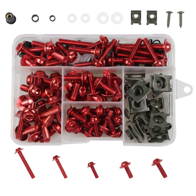 177 PCS/ Box Motorcycle Modification Accessories Windshield Cover Set Screw