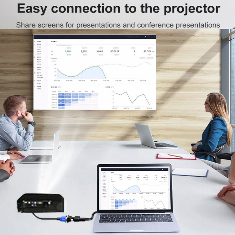 HDMI Female To VGA Male With Audio Adapter Computer Monitor TV Projector Converter