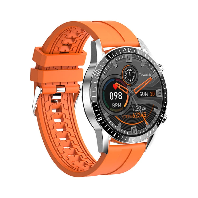 I9 1.5 Inch Heart Rate/Blood Pressure/Blood Oxygen Monitoring Watch, Color: Silver Steel