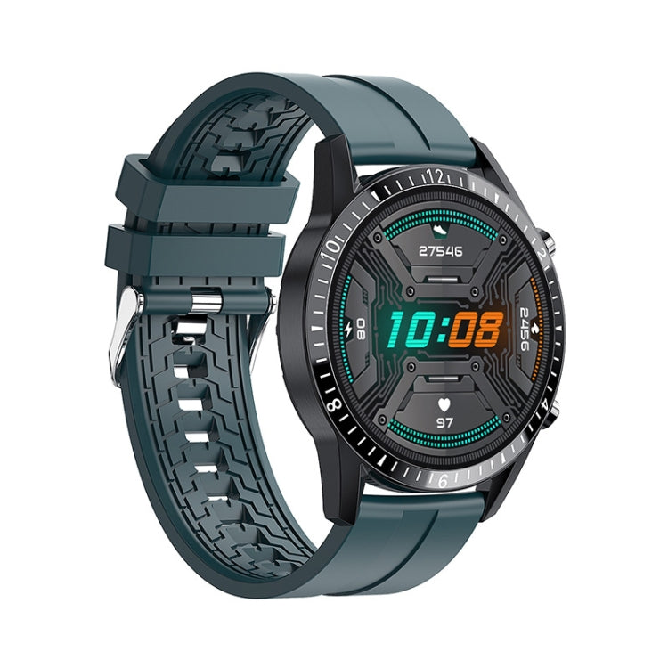 I9 1.5 Inch Heart Rate/Blood Pressure/Blood Oxygen Monitoring Watch, Color: Silver Steel
