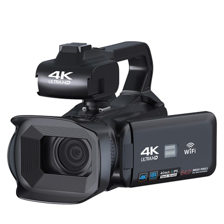 64MP 18X Zoom 4-Inch Touch Screen Handheld Digital Video Camera