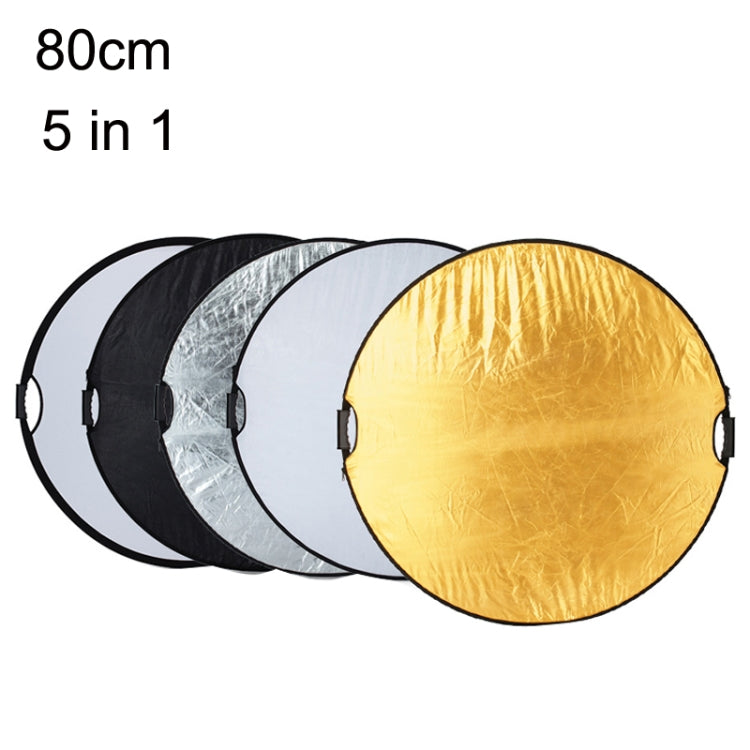 Selens 5 In 1 (Gold / Silver / White / Black / Soft Light) Folding Reflector Board, Size: 100cm Triangle