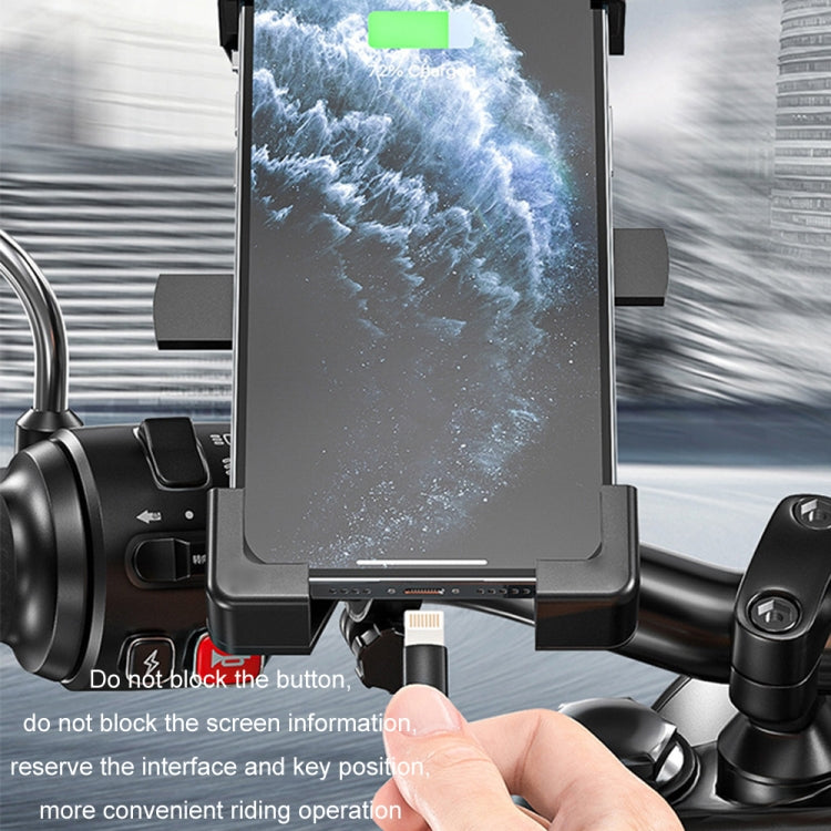 Shockproof Motorcycle Mobile Phone Holder Outdoor Bike Navigation Holder
