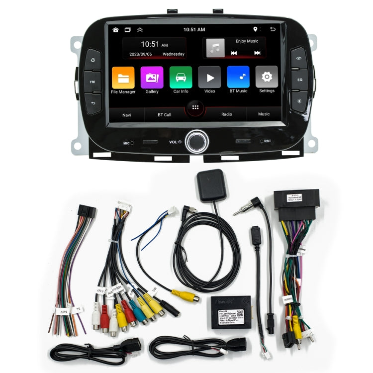 For FIAT 500 Car Android Navigation Bluetooth FM Radio