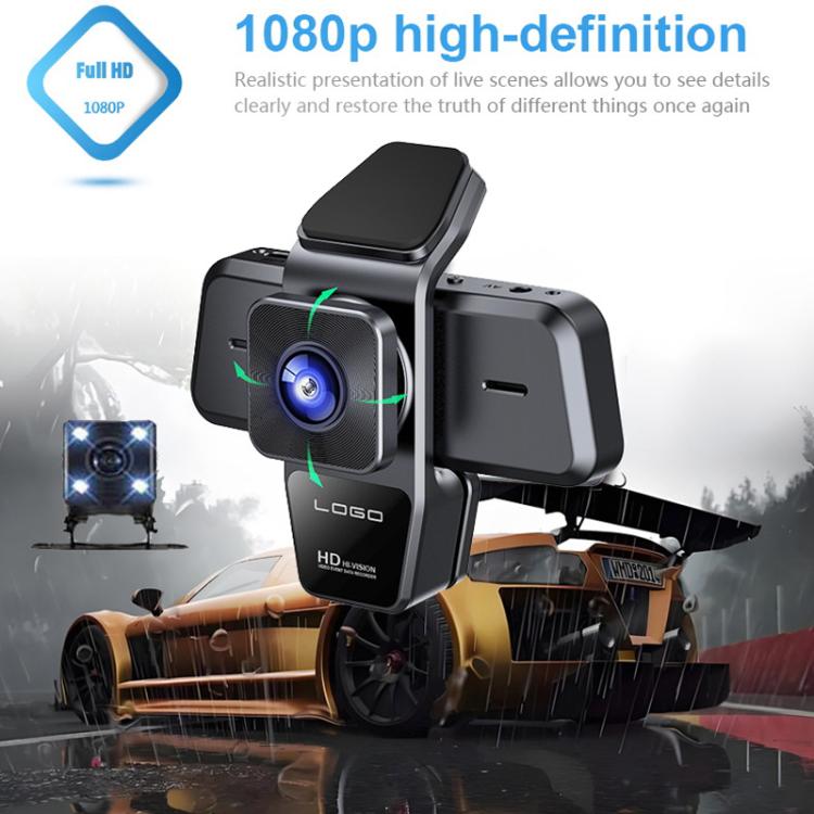 3 Recording 1080P Camera HD Mobile Phone Playback Driving Recorder