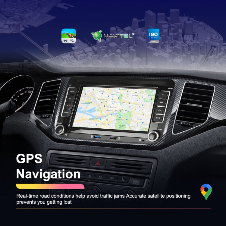 For Volkswagen/Skoda 2+64G Player Large Screen Carplay Android Navigation Reversing Camera Integrated Machine