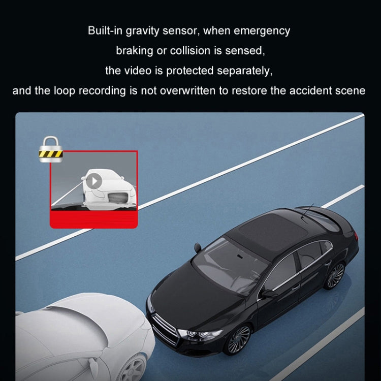 Mobile Phone WIFI Interconnection 2K Ultra-Clear Night Vision Hidden Driving Recorder