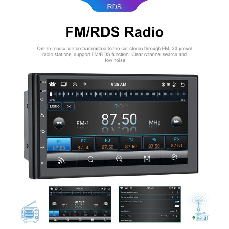Android 13.0 Dual Butt Universal Wireless Carplay Car Navigation Center Control All-In-One Monitor