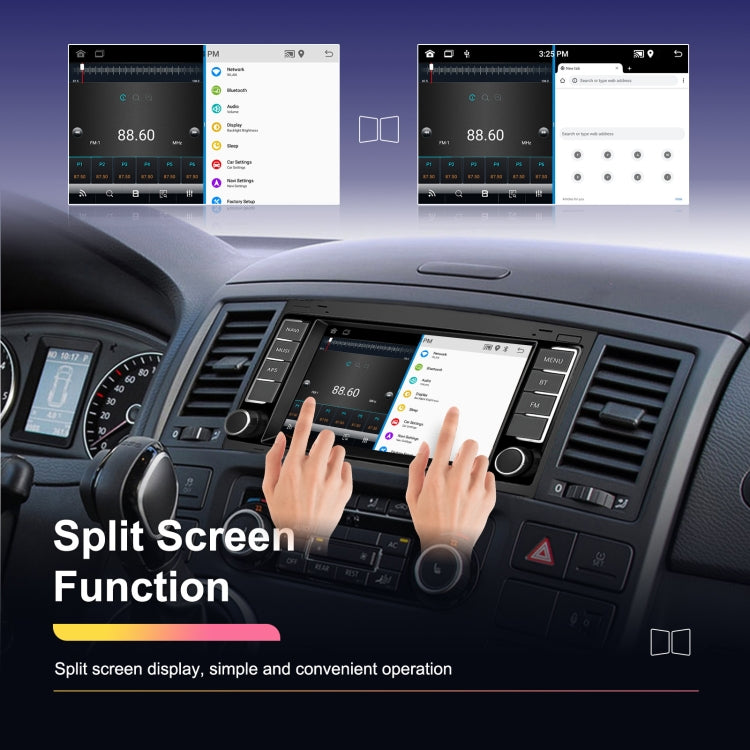 For Volkswagen Touareg 7-Inch Car WiFi Player Android 13 System Support CarPlay/Android Auto