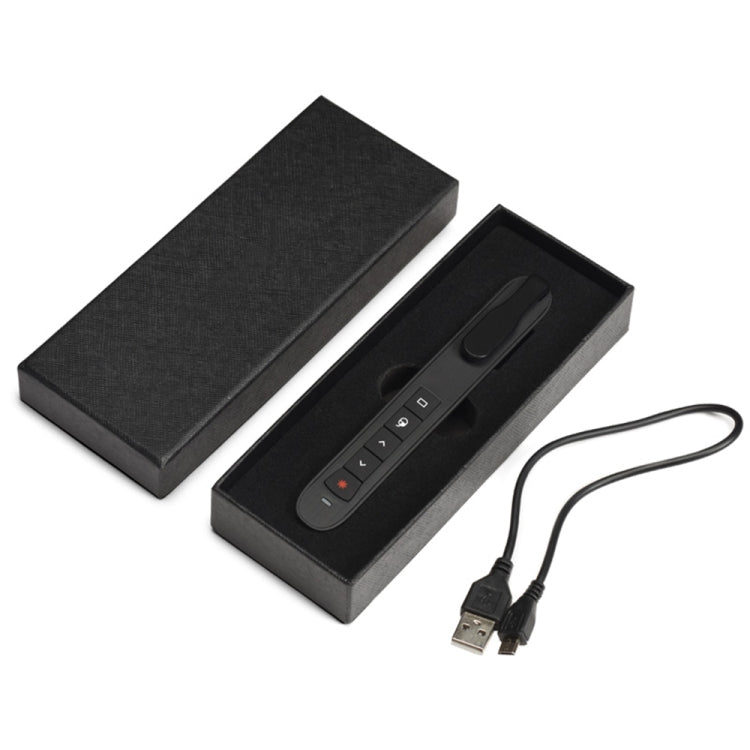 Rechargable RF 2.4G Wireless Presenter with Air Mouse PowerPoint Remote Control