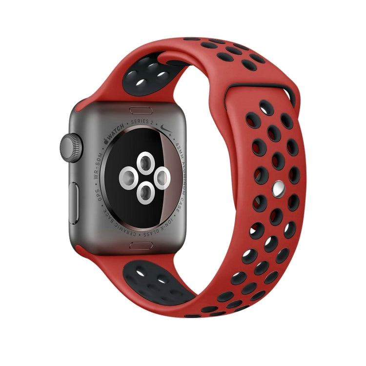 For Apple Watch Ultra 49mm&Watch Ultra 2 49mm / Series 10 46mm / 9&8&7 45mm / SE 3&SE 2&6&SE&5&4 44mm / 3&2&1 42mm Fashionable Classical Silicone Sport Watch Band(Grey Yellow)