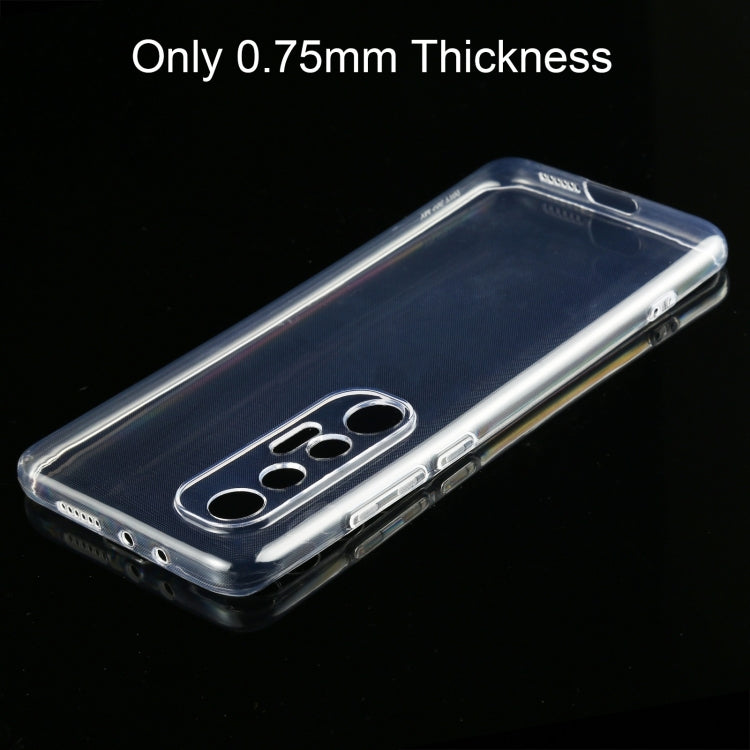 For Xiaomi Mi 10S 0.75mm Ultra-thin Transparent TPU Soft Protective Case