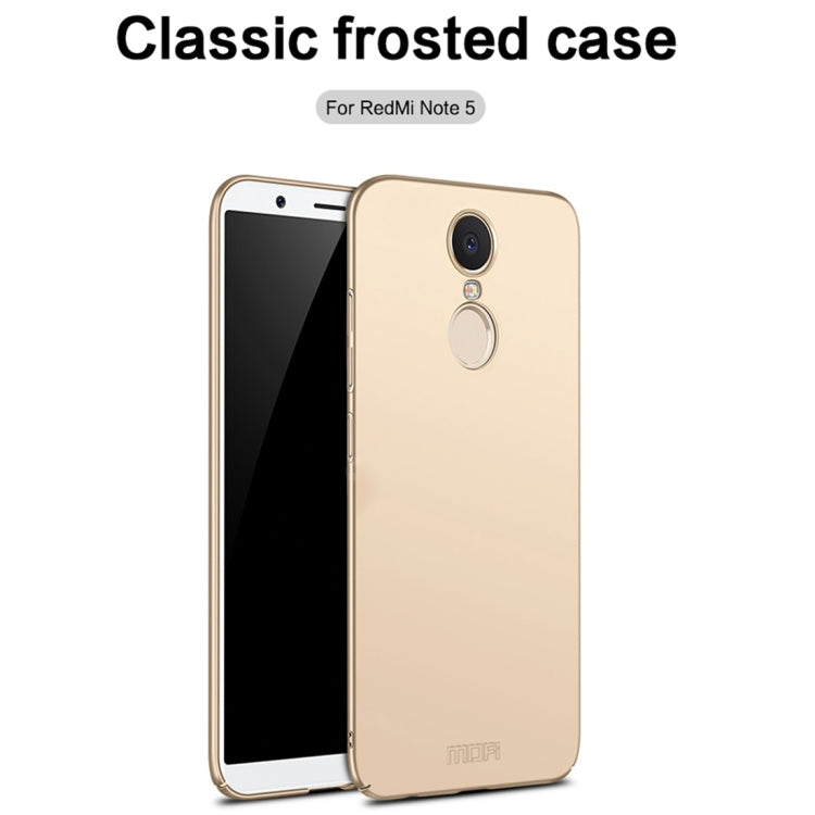 MOFI for Xiaomi Redmi 5 Plus PC Ultra-thin Edge Fully Wrapped Up Protective Case Back Cover