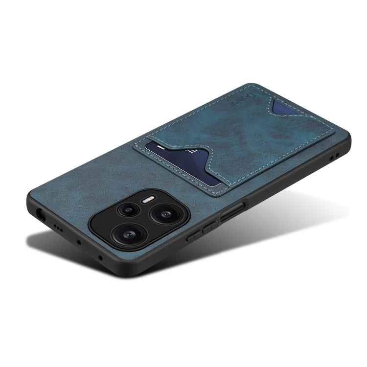 Denior PU Back Cover Card Slot Holder Phone Case For Xiaomi Redmi Note 12 Turbo / Poco F5