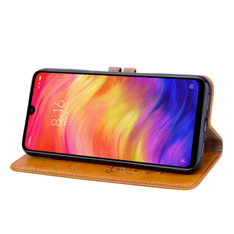Business Style Oil Wax Texture Horizontal Flip Leather Case for Xiaomi Redmi Note7, with Holder & Card Slots & Wallet
