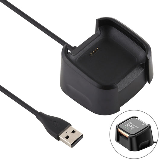 For Fitbit Versa 2 Charger Charging Dock Base Stand Holder with 1m Charging Cable