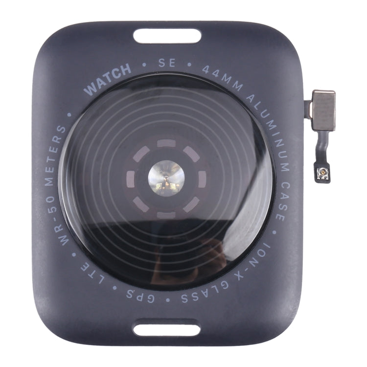 Glass Back Cover With Wireless Charging Coil For Apple Watch Series SE 2022 44mm LTE Edition, For Watch Series SE 2022 44mm LTE